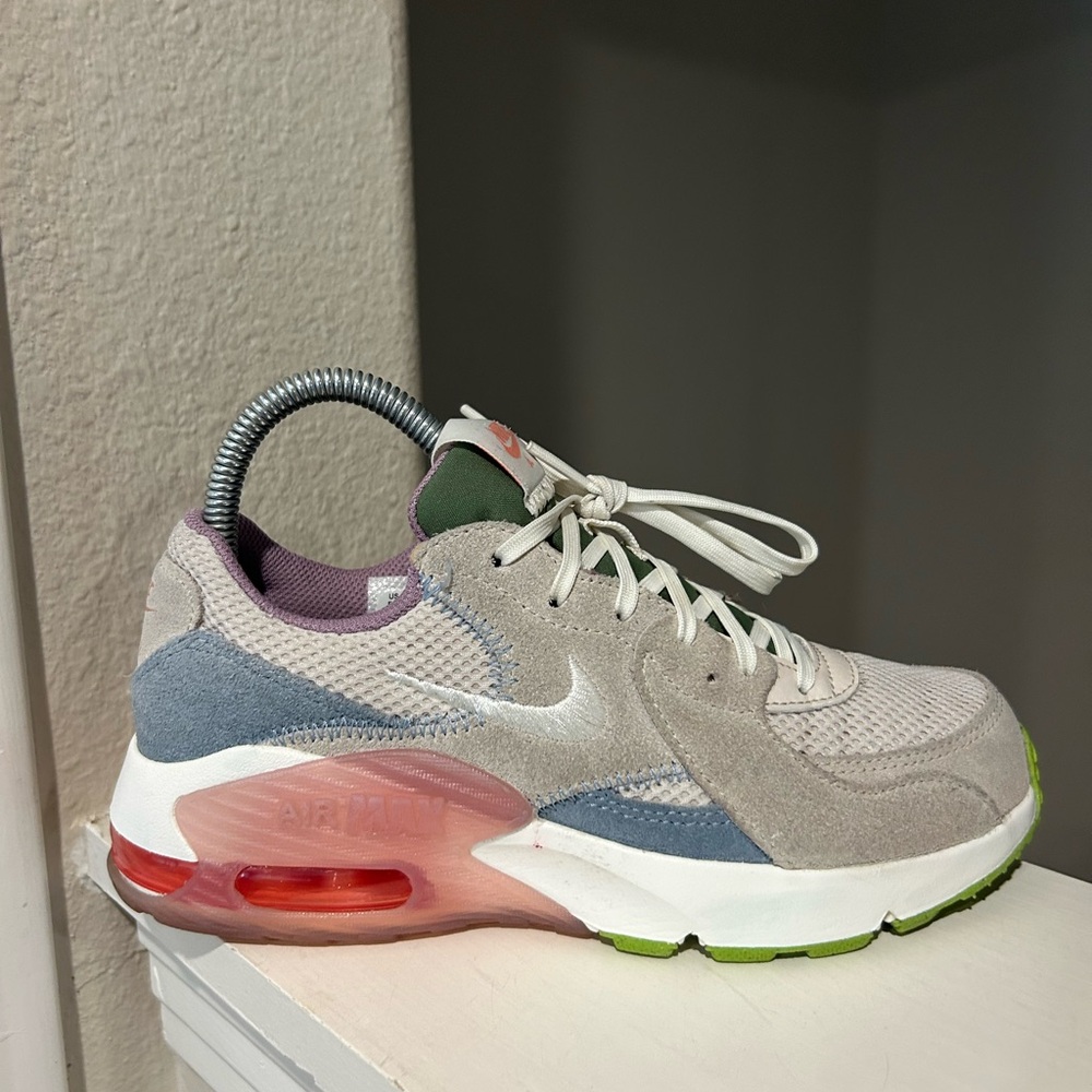 Nike Air Max Excee Running Shoes Womens Sz 5.5 White Pink Blue Grey CD5432-120 - Picture 2 of 9